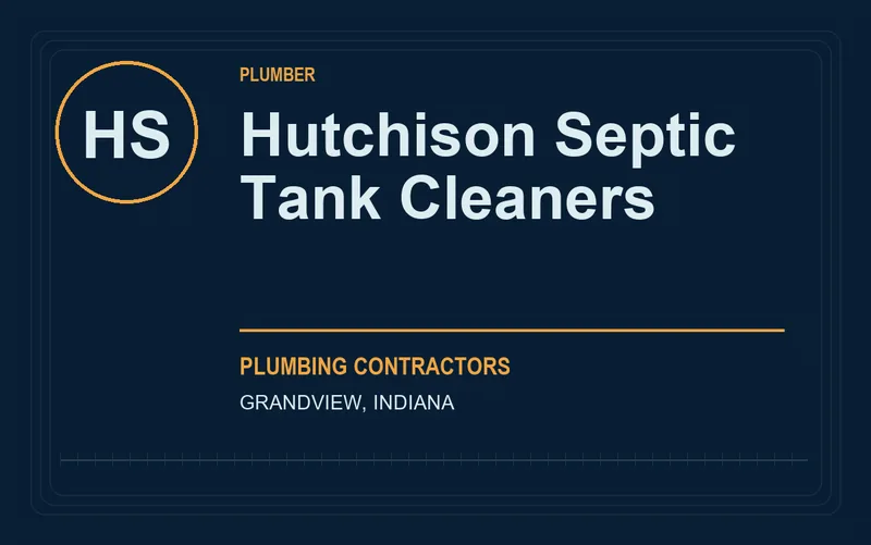 Hutchison Septic Tank Cleaners in Grandview, Indiana