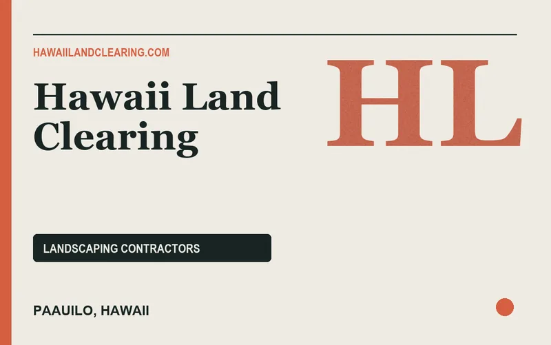 Hawaii Land Clearing in Paauilo, Hawaii