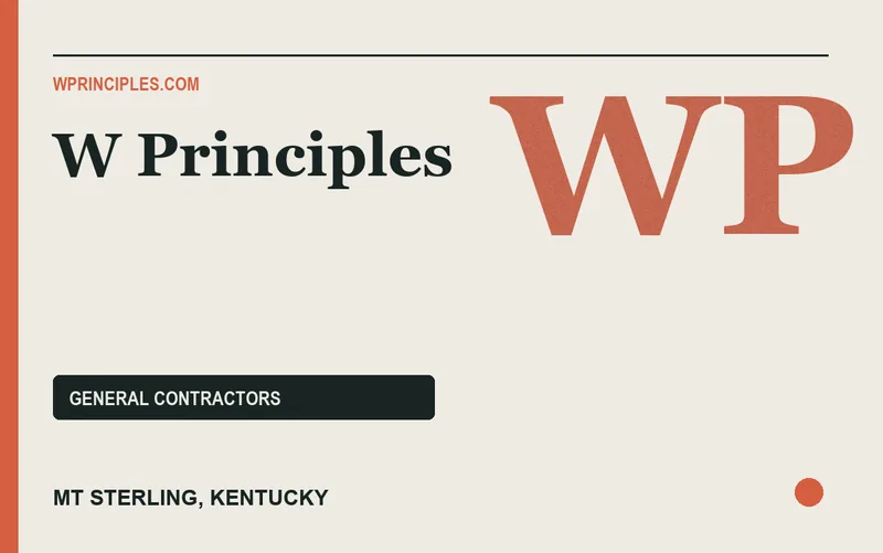 W Principles in Mt Sterling, Kentucky