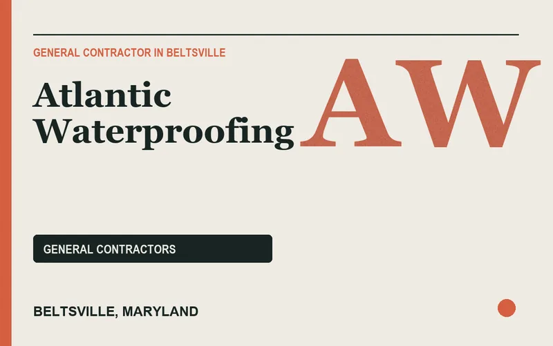 Atlantic Waterproofing in Beltsville, Maryland
