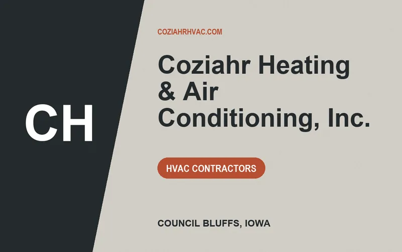 Coziahr Heating & Air Conditioning, Inc. in Council Bluffs, Iowa