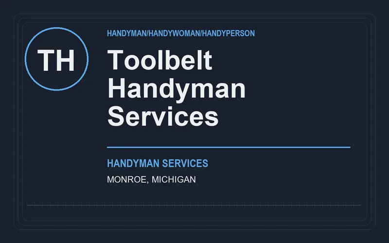 Toolbelt Handyman Services in Monroe, Michigan