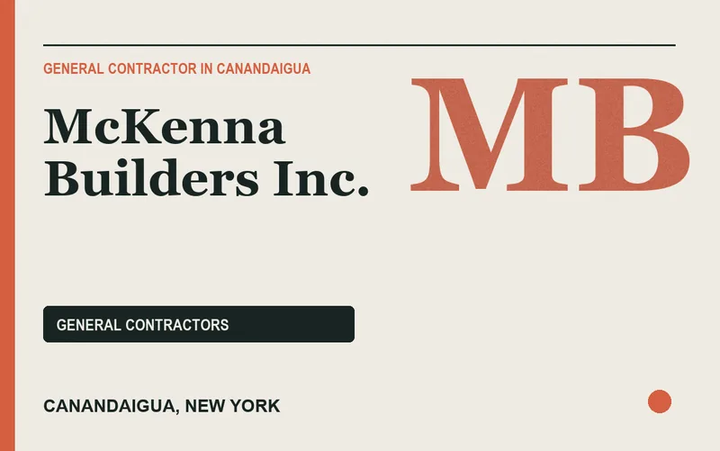 McKenna Builders Inc. in Canandaigua, New York