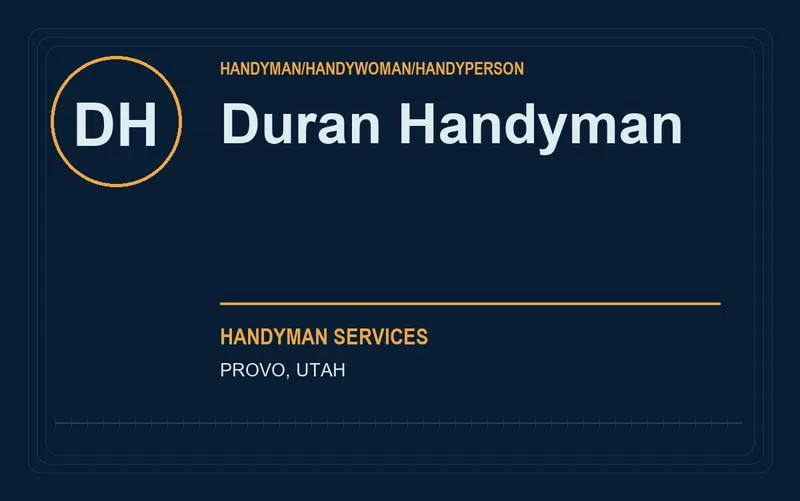 Duran Handyman in Provo, Utah
