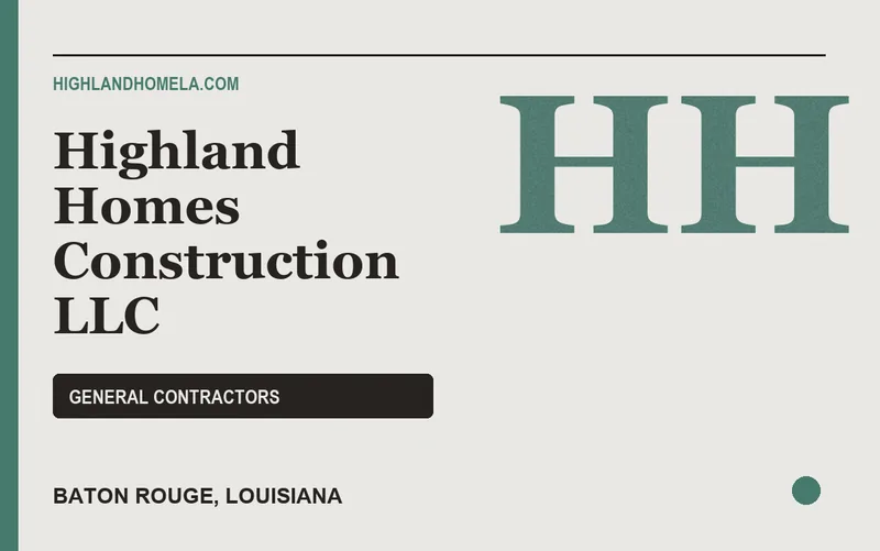 Highland Homes Construction LLC in Baton Rouge, Louisiana
