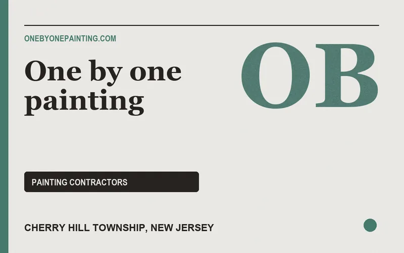 One by one painting in Cherry Hill Township, New Jersey