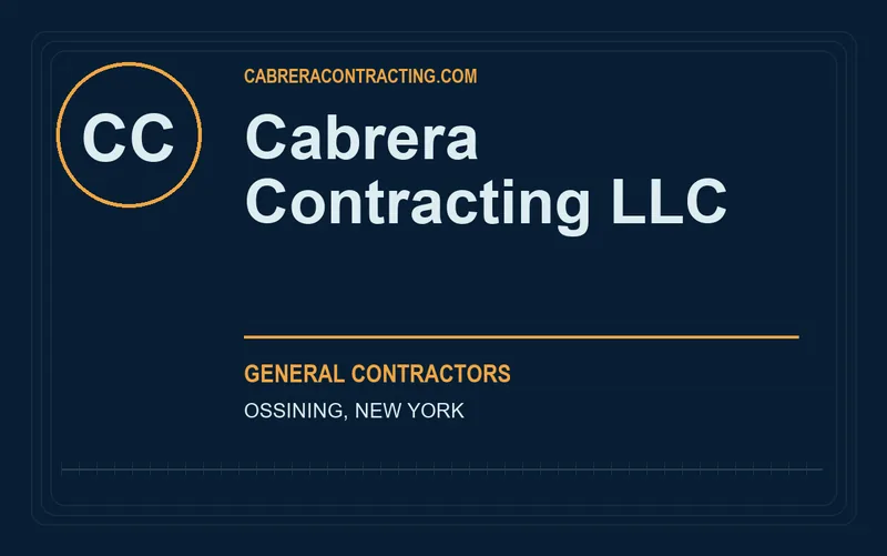 Cabrera Contracting LLC in Ossining, New York