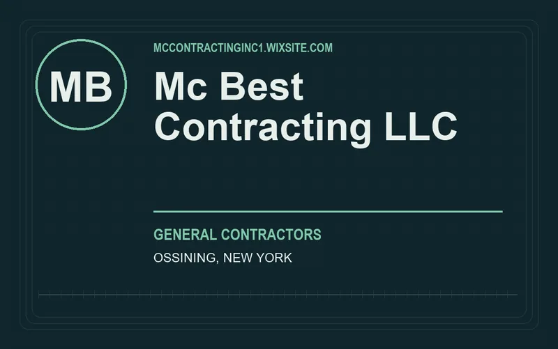 Mc Best Contracting LLC in Ossining, New York