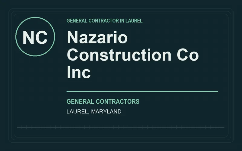 Nazario Construction Co Inc in Laurel, Maryland