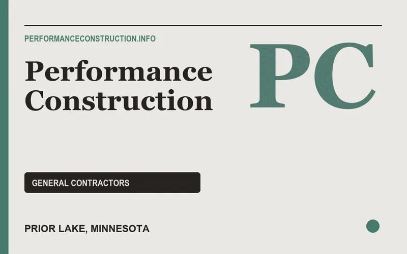 Performance Construction in Prior Lake, Minnesota