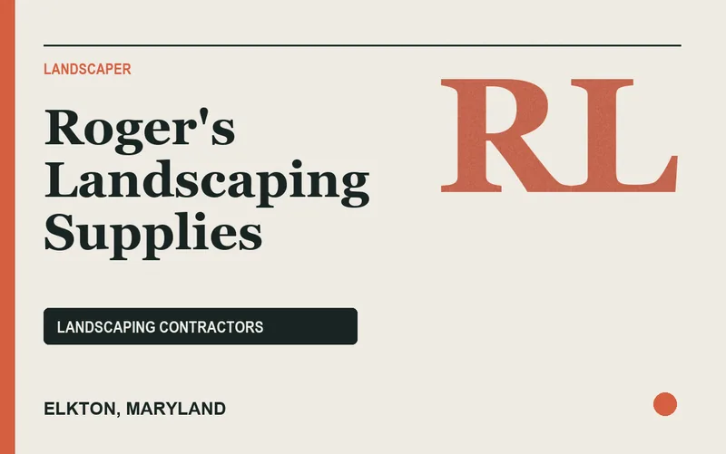 Roger's Landscaping Supplies in Elkton, Maryland