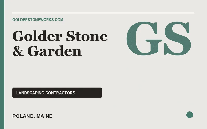 Golder Stone & Garden in Poland, Maine