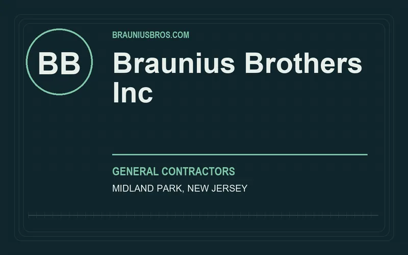 Braunius Brothers Inc in Midland Park, New Jersey