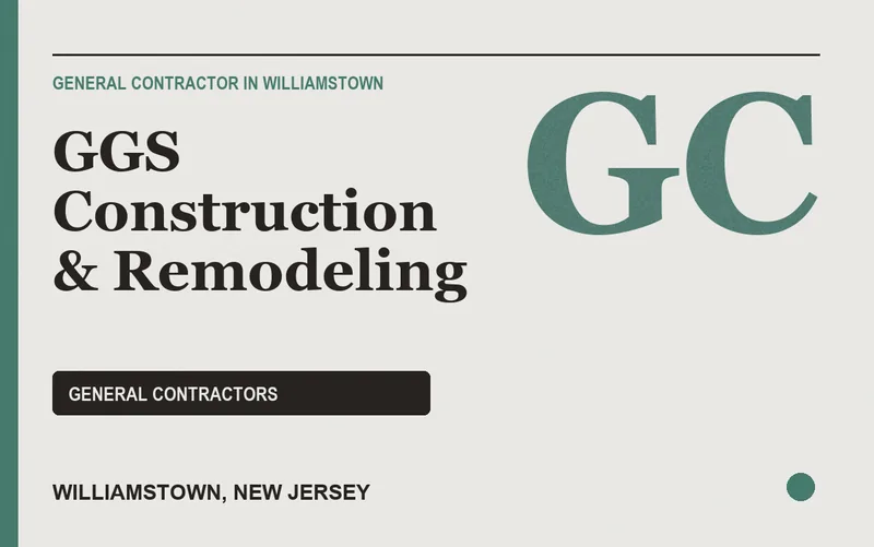 GGS Construction & Remodeling in Williamstown, New Jersey