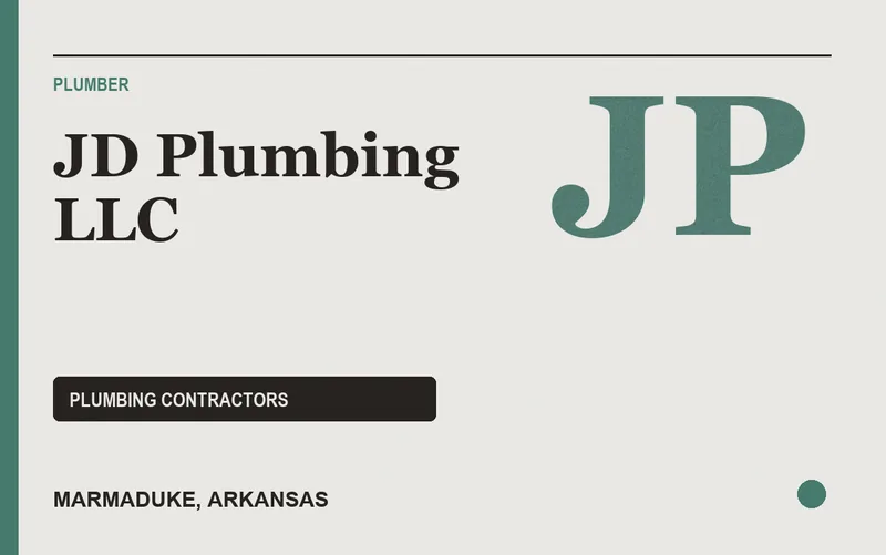 JD Plumbing LLC in Marmaduke, Arkansas