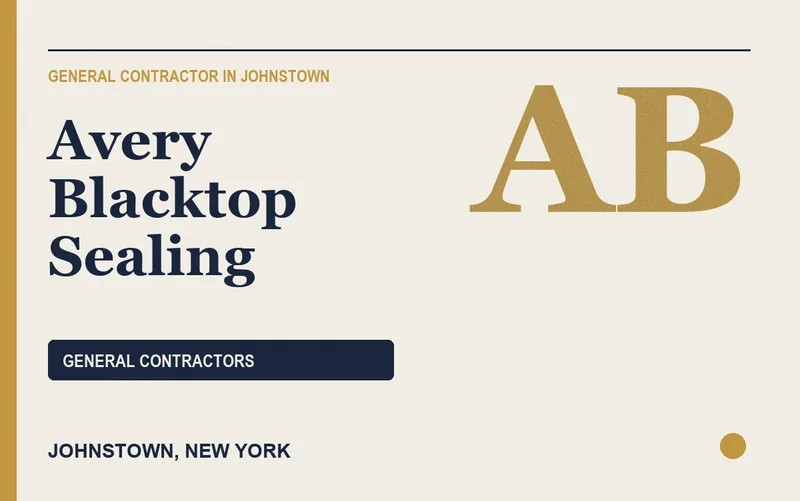 Avery Blacktop Sealing in Johnstown, New York