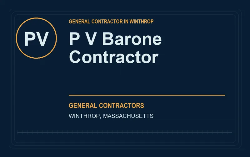 P V Barone Contractor in Winthrop, Massachusetts