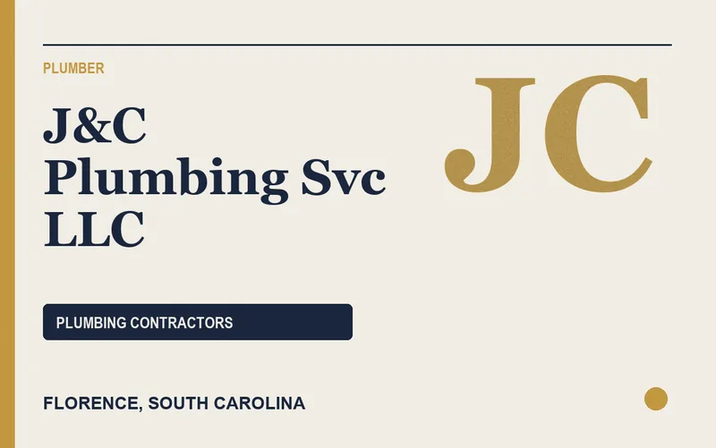 J&C Plumbing Svc LLC in Florence, South Carolina