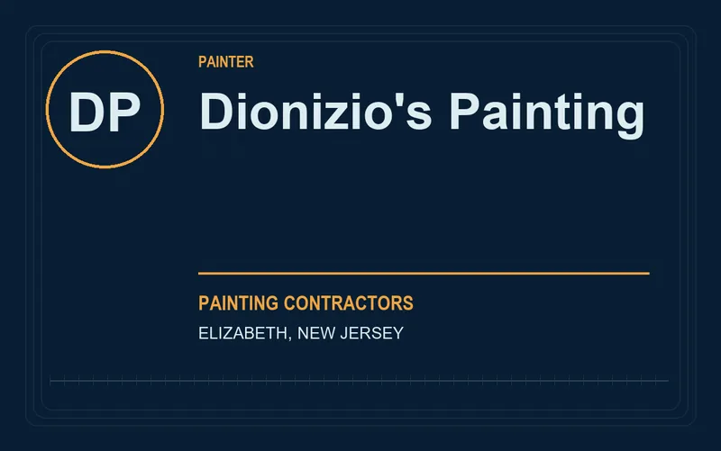 Dionizio's Painting in Elizabeth, New Jersey