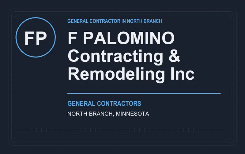 F PALOMINO Contracting & Remodeling Inc in North Branch, Minnesota
