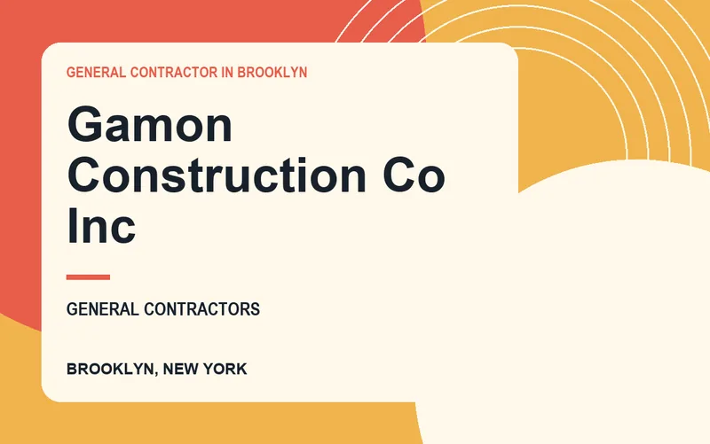 Gamon Construction Co Inc in Brooklyn, New York