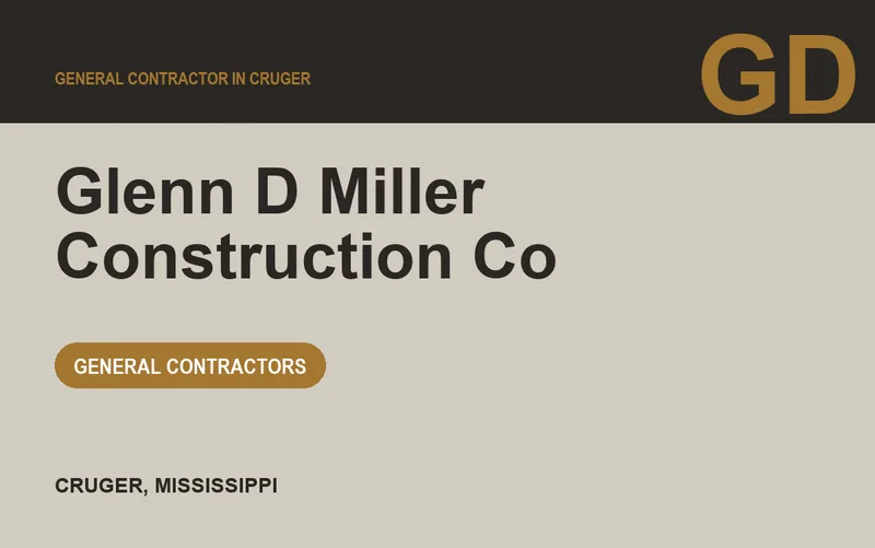 Glenn D Miller Construction Co in Cruger, Mississippi