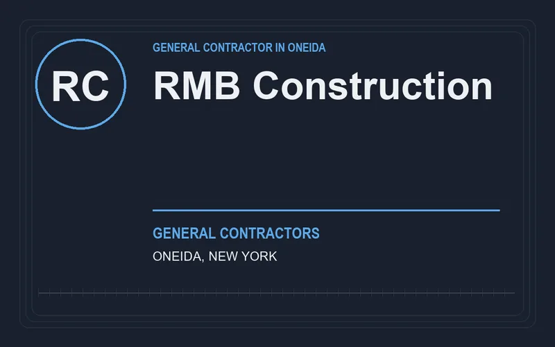 RMB Construction in Oneida, New York