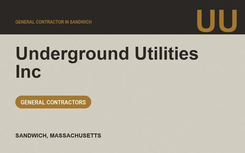 Underground Utilities Inc in Sandwich, Massachusetts