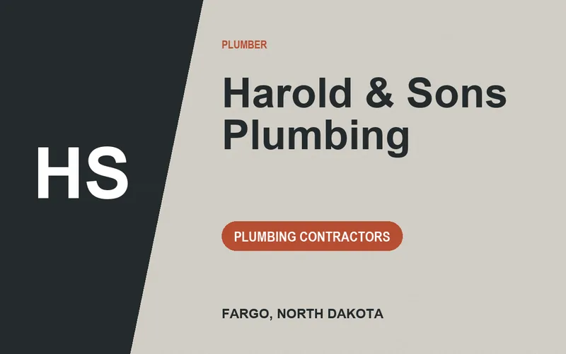 Harold & Sons Plumbing in Fargo, North Dakota