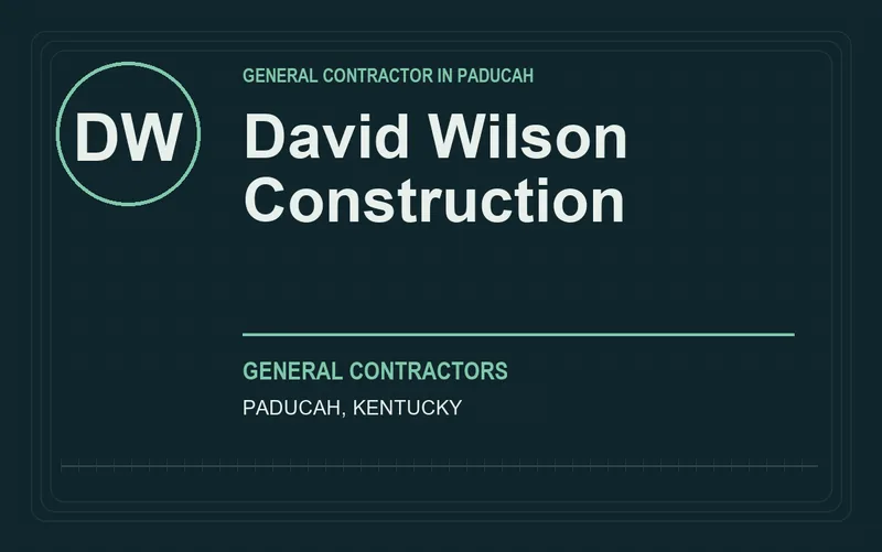 David Wilson Construction in Paducah, Kentucky