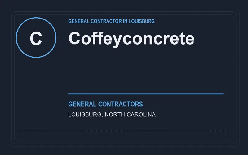 Coffeyconcrete in Louisburg, North Carolina