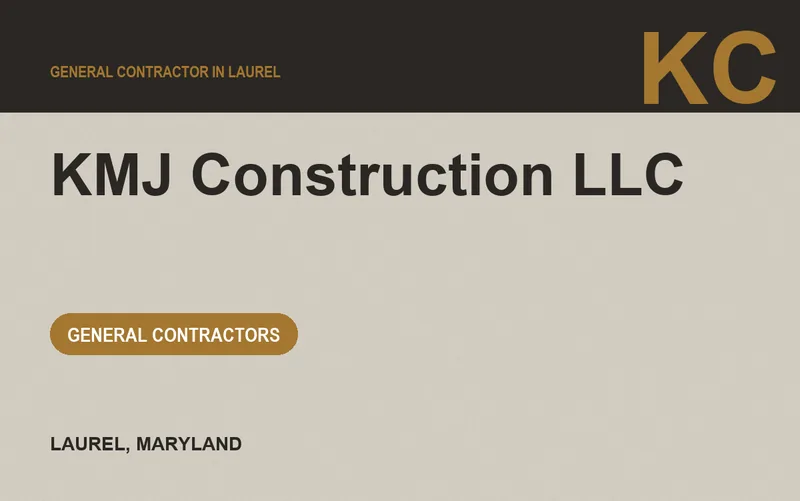 KMJ Construction LLC in Laurel, Maryland