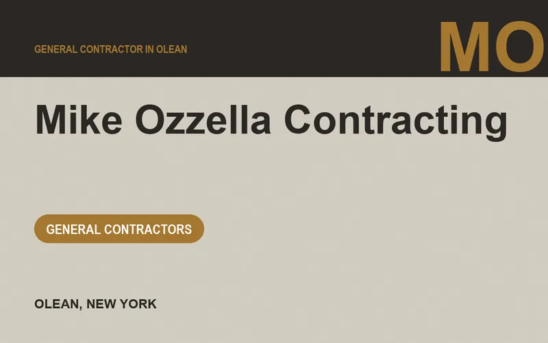 Mike Ozzella Contracting in Olean, New York