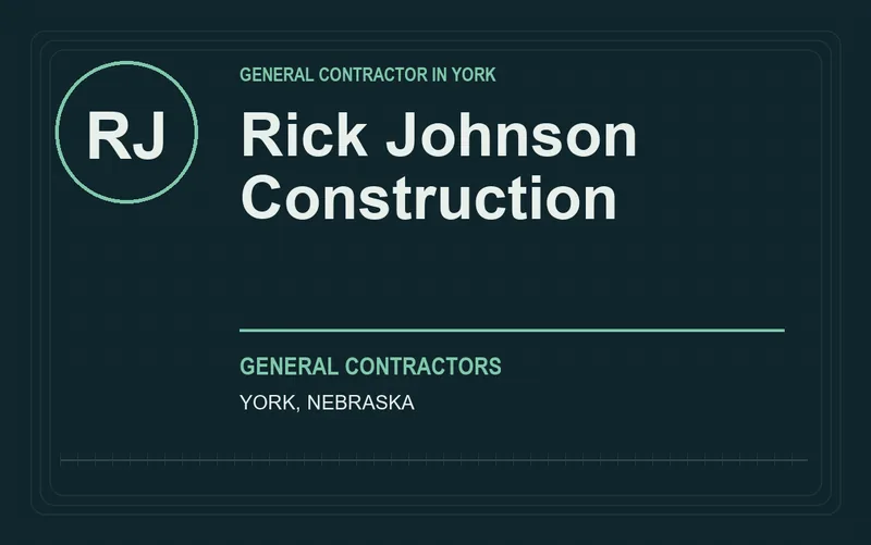 Rick Johnson Construction in York, Nebraska
