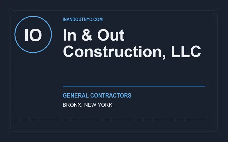 In & Out Construction, LLC in Bronx, New York