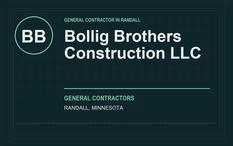 Bollig Brothers Construction LLC in Randall, Minnesota