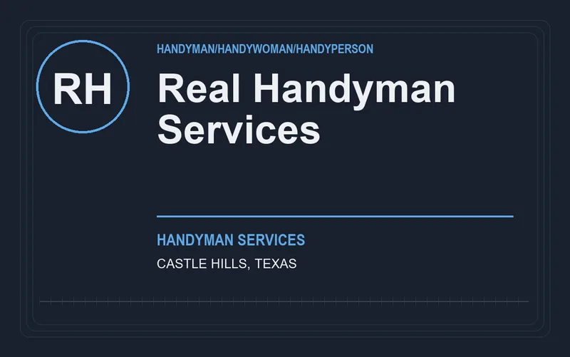 Real Handyman Services in Castle Hills, Texas