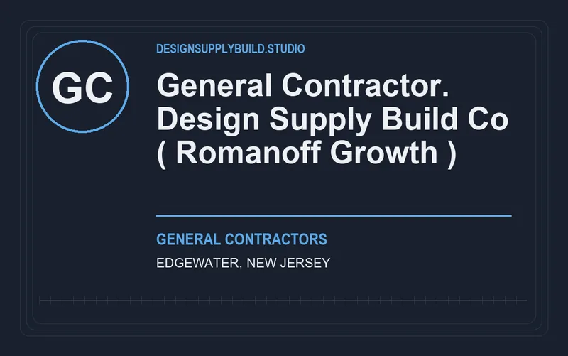 General Contractor. Design Supply Build Co ( Romanoff Growth ) in Edgewater, New Jersey