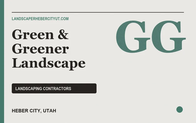 Green & Greener Landscape in Heber City, Utah