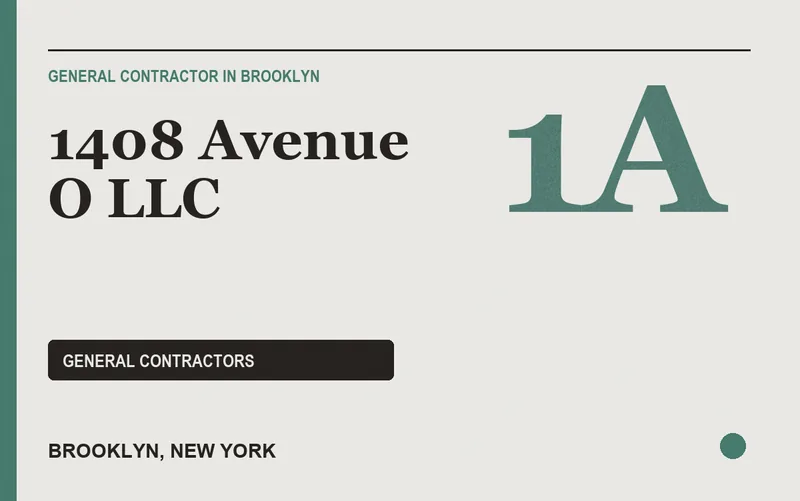 1408 Avenue O LLC in Brooklyn, New York