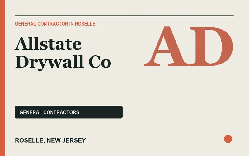 Allstate Drywall Co in Roselle, New Jersey