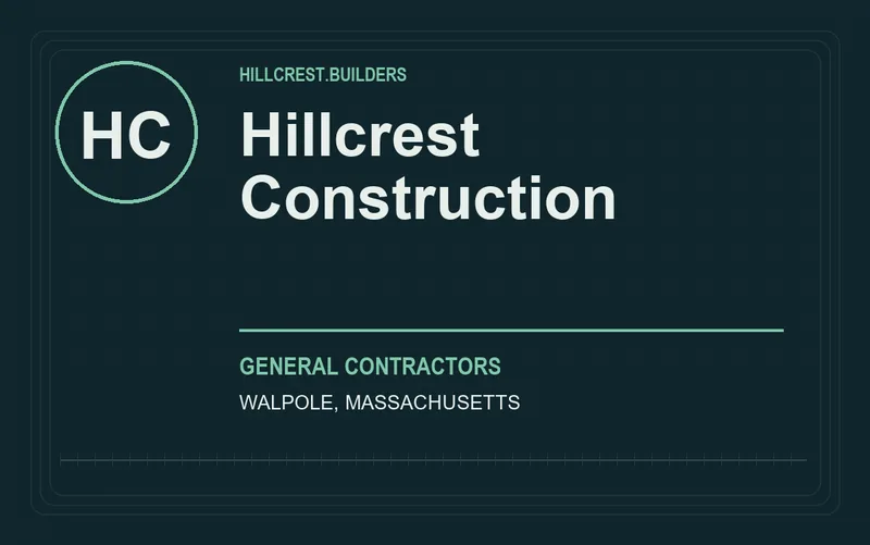 Hillcrest Construction in Walpole, Massachusetts
