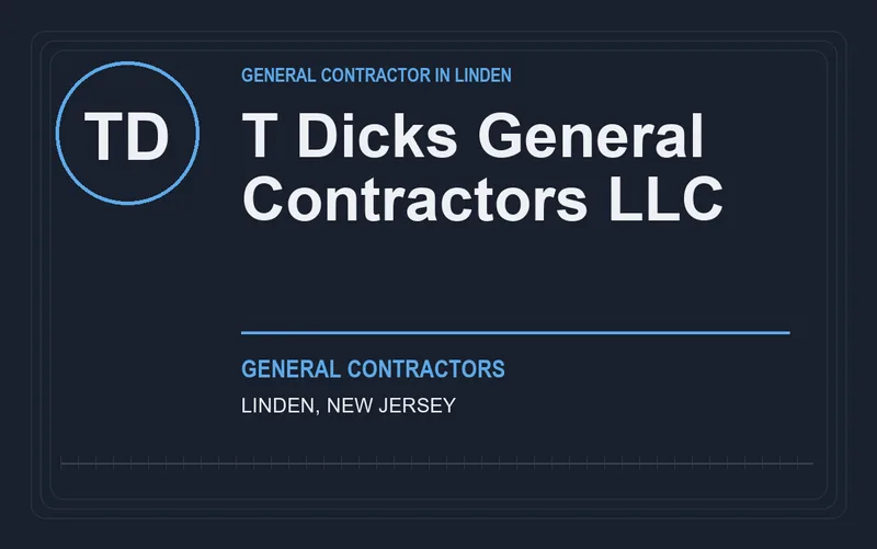 T Dicks General Contractors LLC in Linden, New Jersey