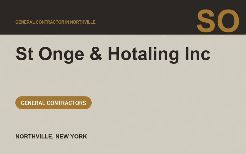 St Onge & Hotaling Inc in Northville, New York