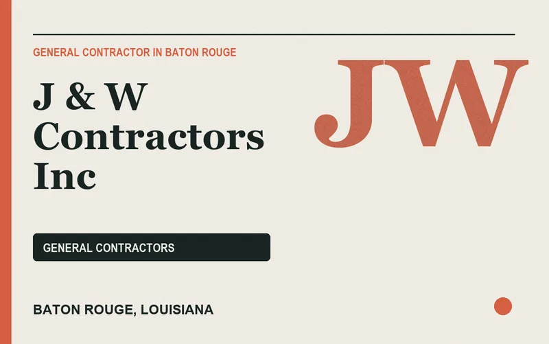 J & W Contractors Inc in Baton Rouge, Louisiana