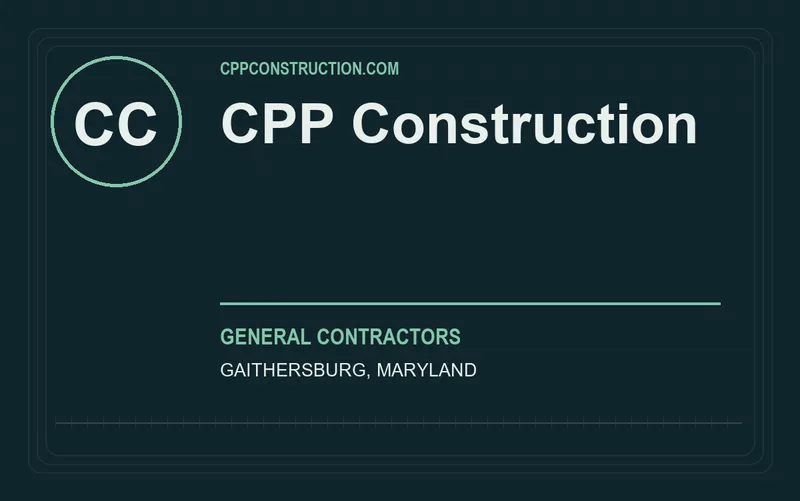 CPP Construction in Gaithersburg, Maryland