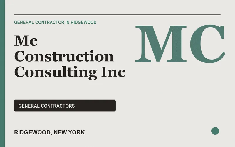 Mc Construction Consulting Inc in Ridgewood, New York
