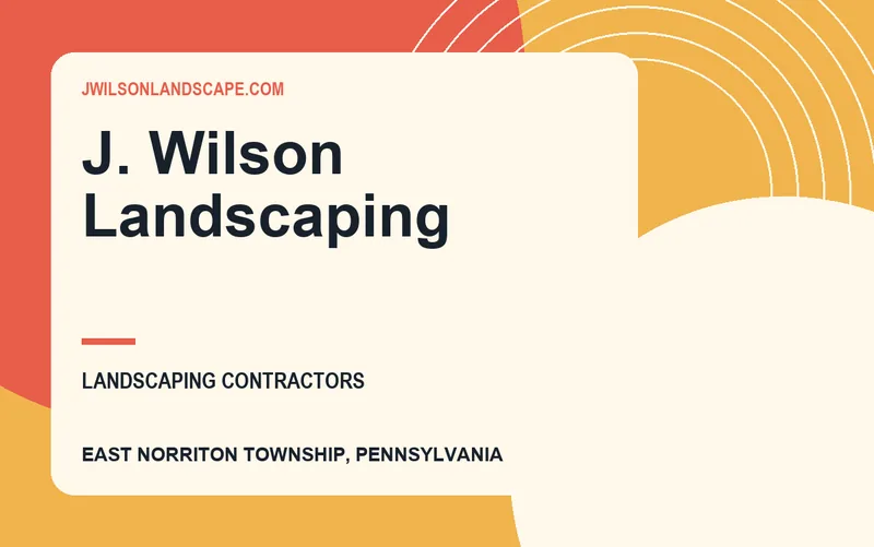J. Wilson Landscaping in East Norriton Township, Pennsylvania