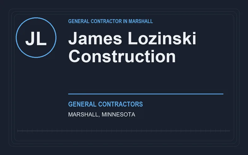 James Lozinski Construction in Marshall, Minnesota