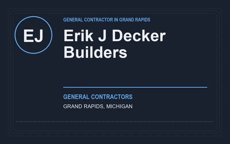 Erik J Decker Builders in Grand Rapids, Michigan
